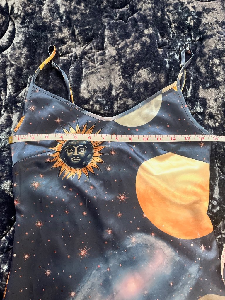 Nwt Whimsigoth Celestial 90s Dangerfield Slip Dress Au 6 — image 2 of 4